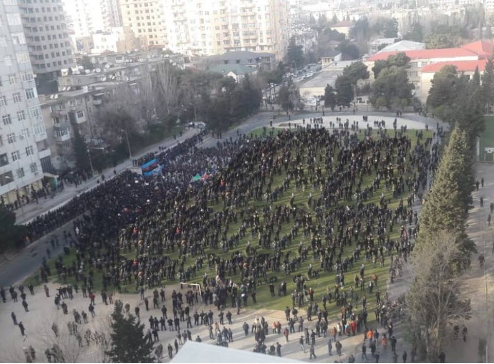 Bakı Şəhər Baş Polis İdarəsi mitinqlə bağlı məlumat yaydı