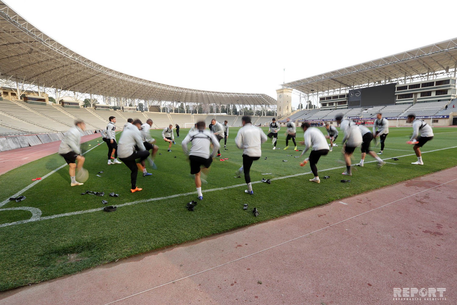 "Qarabağ" komandasının açıq məşqi keçirildi