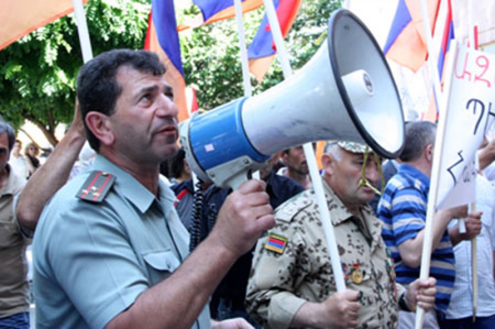 Ermənistanda növbəti etiraz aksiyası