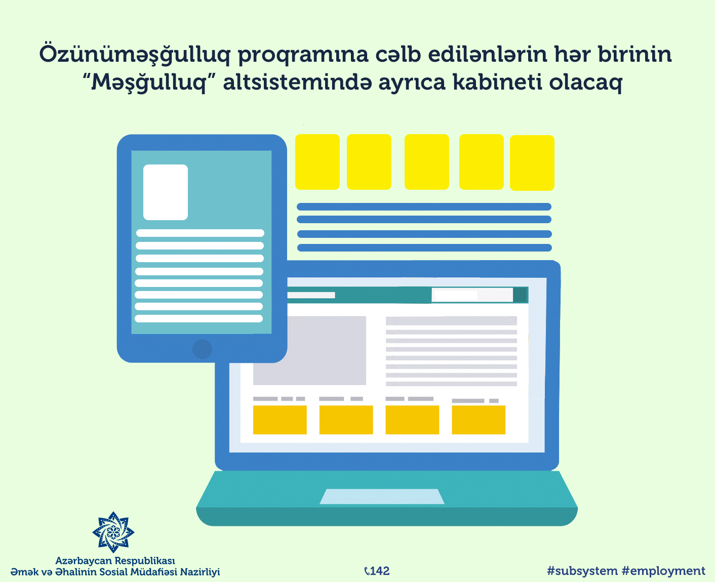 Məşğulluq sistemində yenilik