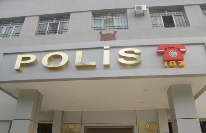 Bakıda polisi yandırmaq istəyən şəxs yaxalandı