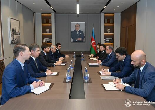 Ceyhun Bayramov Putinin xüsusi nümayəndəsi ilə görüşüb