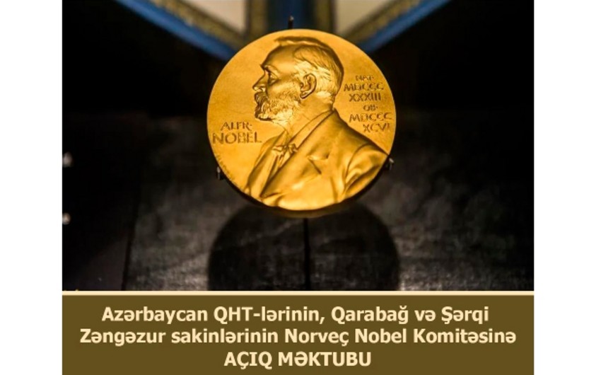 Azərbaycan QHT-ləri Vardanyanla bağlı Norveç Nobel Komitəsinə açıq məktub ünvanlayıb