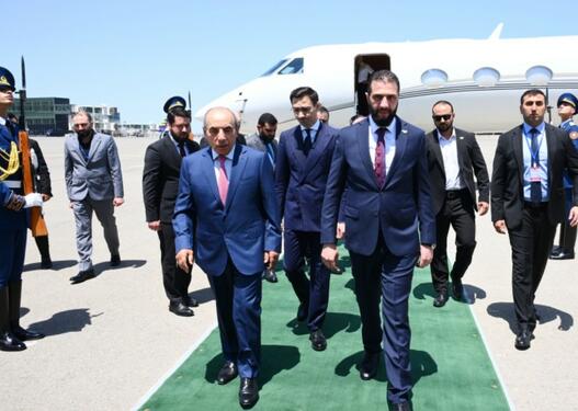 Suriya Prezidenti Azərbaycana işgüzar səfərə gəlib