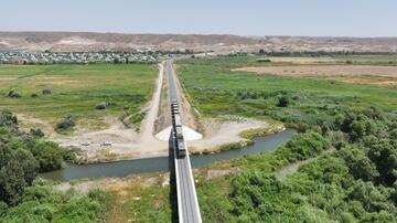 Horadiz-Ağbənd dəmir yolu xəttinin layihələndirilməsinin 84 %-i tamamlanıb