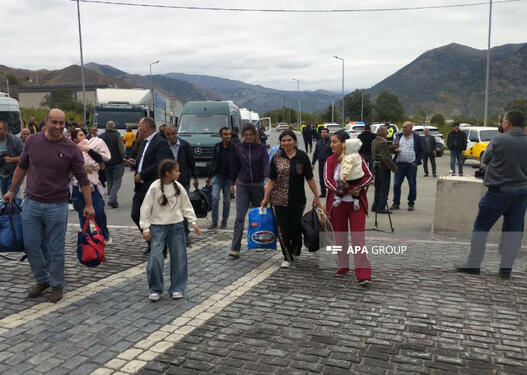 Növbəti köç karvanı Kəlbəcər şəhərinə çatıb -