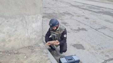 Sumqayıtda top mərmisi aşkarlanıb