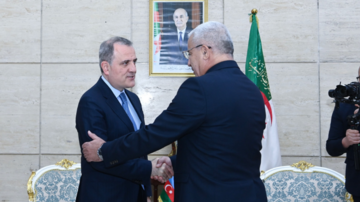 Ceyhun Bayramov Əlcəzair Xalq Milli Assambleyasının sədri ilə görüşüb