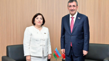 Sahibə Qafarova Türkiyənin vitse-prezidenti ilə görüşüb