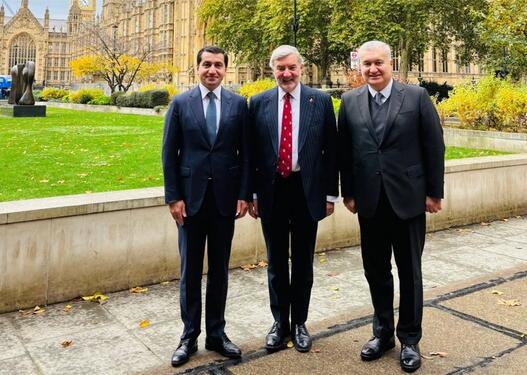 Hikmət Hacıyev Böyük Britaniyanın ticarət elçisi ilə görüşüb