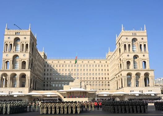 İlham Əliyev Bakıdakı Hərbi paradla bağlı paylaşım edib