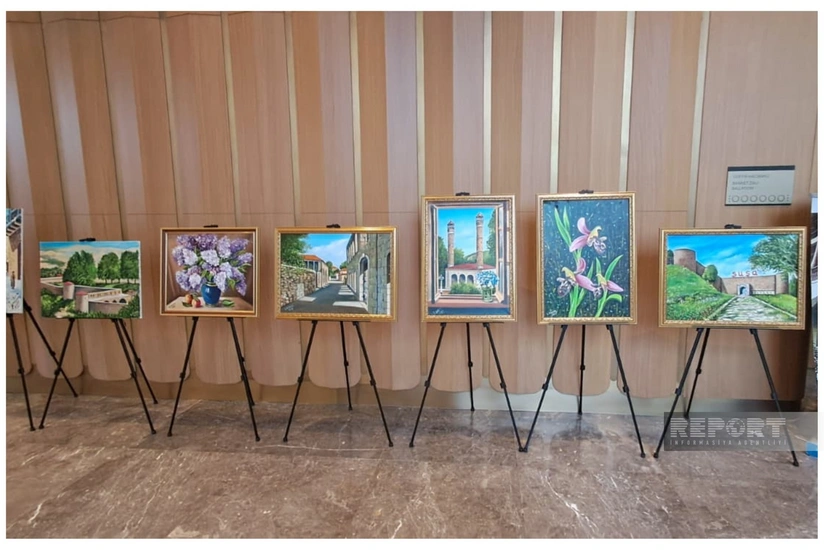 Şuşada yerli rəssamların sərgisi açılıb