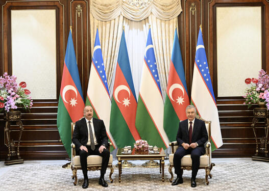 Daşkənddə Azərbaycan və Özbəkistan prezidentlərinin təkbətək görüşü olub