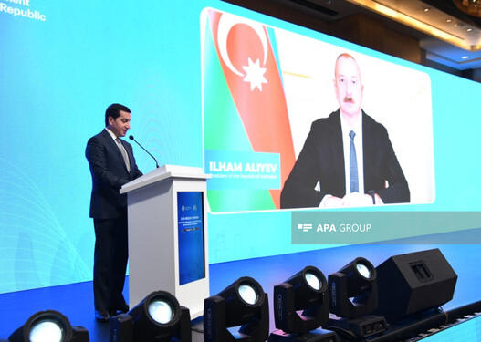 Prezident İlham Əliyev D-8 Media Forumunun iştirakçılarına müraciət ünvanlayıb