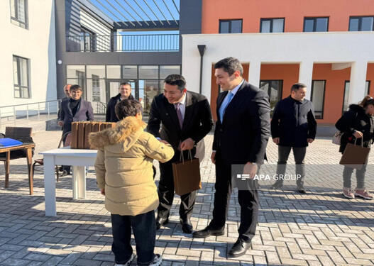 Növbəti köç karvanı Cəbrayılın Horovlu kəndinə çatıb, açarlar təqdim olunub