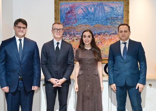 Leyla Əliyeva ÜST-nin Avropa üzrə Regional Ofisinin xüsusi nümayəndəsi ilə görüşüb