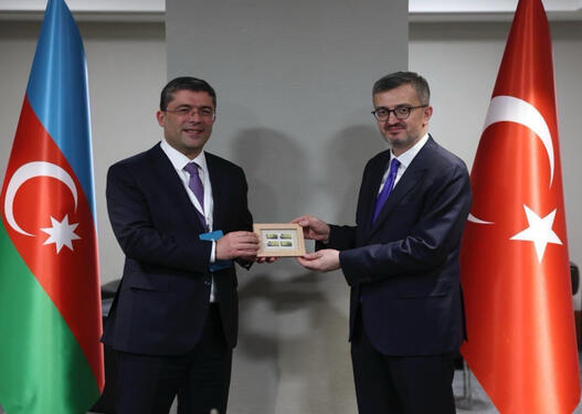 Əhməd İsmayılov Burhanettin Duranla görüşüb