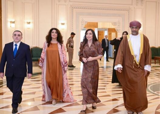 Leyla Əliyeva Omanda səfərdədir