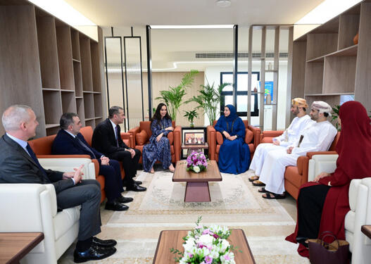 Leyla Əliyeva Omanın Kiçik və Orta Müəssisələrin İnkişafı Qurumunun sədri ilə görüşüb