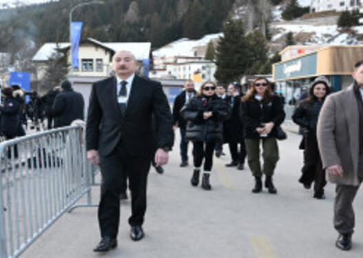 Prezident İlham Əliyev Ümumdünya İqtisadi Forumu çərçivəsində panel iclasda iştirak edib