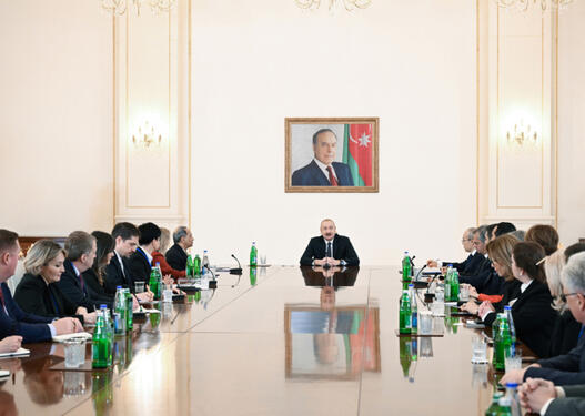 Prezident ABŞ Ticarət Palatasının nümayəndə heyətini qəbul edib