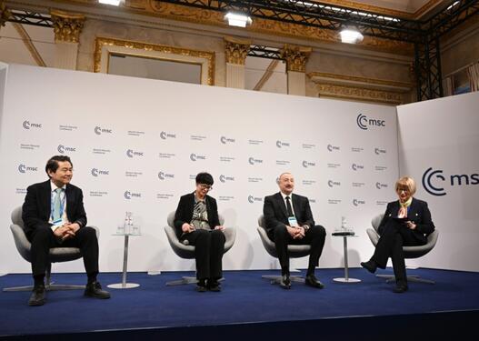 Prezidentinin sosial media hesablarında Almaniyaya səfərlə bağlı paylaşım edilib