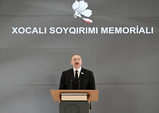Prezident: Ermənilərdən fərqli olaraq günahsız, əliyalın mülki əhaliyə qarşı heç vaxt müharibə aparmamışıq