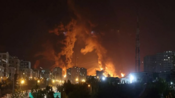 İranın dövlət televiziyası bombalanıb