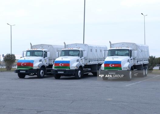 Azərbaycan Prezidentinin tapşırığı ilə İrana humanitar yardım yola salındı