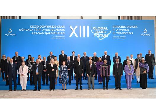 Prezident İlham Əliyev XIII Qlobal Bakı Forumunun açılış mərasimində çıxış edib