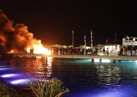 Anar Əlizadənin Bodrumdakı lüks yaxtaları yandı