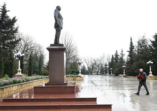 Prezident İlham Əliyev Şamaxı rayonuna səfər edib