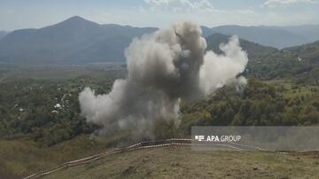 Ağdamda mina partladı, kənd sakini xəsarət aldı