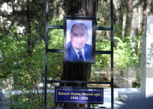 Rasim Balayev Birinci Fəxri xiyabanda dəfn olunub