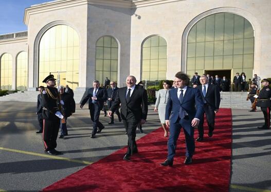 Prezident İlham Əliyevin Gürcüstana dövlət səfəri başa çatdı