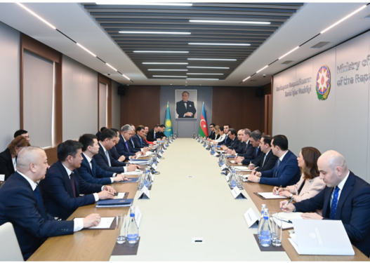 Bakıda Azərbaycan və Qazaxıstan XİN rəhbərlərinin geniştərkibli görüşü keçirilib