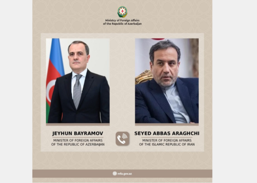 Ceyhun Bayramovla Abbas Əraqçi arasında telefon danışığı olub