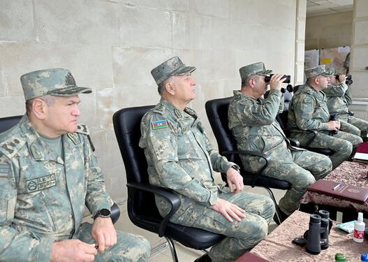 Azərbaycan Ordusunda döyüş atışlı taktiki təlim keçirilir