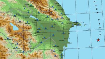 Xəzər dənizində zəlzələ oldu