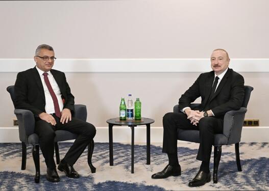 Dövlət başçısı Antalyada Şimali Kipr Prezidenti ilə görüşüb