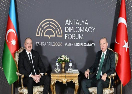 Antalyada Azərbaycan Prezidenti İlham Əliyevlə Türkiyə Prezidenti Rəcəb Tayyib Ərdoğanın görüşü keçirilir