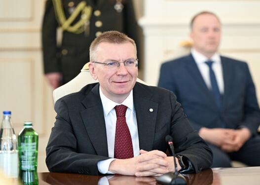 Latviya Prezidentinin Azərbaycana səfəri başa çatıb