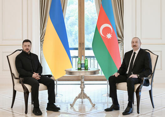 Ukrayna Prezidenti Volodimir Zelenski Azərbaycanda işgüzar səfərdədir