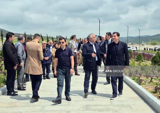 Diplomatik korpusun nümayəndələri Xocalı Soyqırımı Memorialında olublar