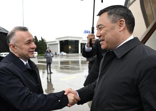 Qırğızıstan Prezidenti Sadır Japarov Azərbaycanda