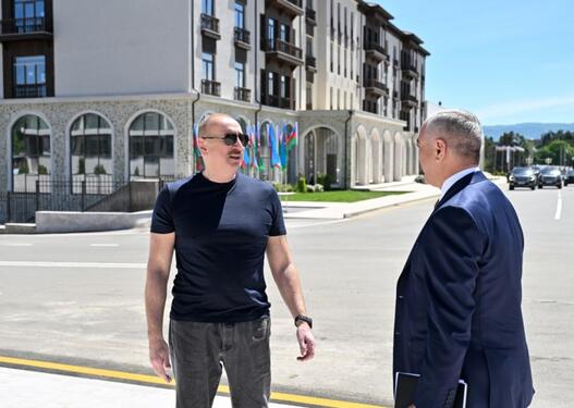 Prezident Xankəndidə Mədəniyyət Mərkəzinin açılışında iştirak etdi