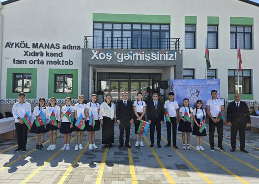 Nicat Məmmədli  "Son zəng" üçün Ağdamın Xıdırlı kəndinə getdi