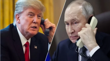 Tramp və Putin arasında telefon danışığı olub