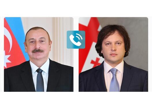 Azərbaycan Prezidenti İrakli Kobaxidzeyə zəng edib