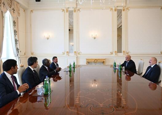 Prezident İlham Əliyev “Global Infrastructure Partners” şirkətinin rəhbərini qəbul edib